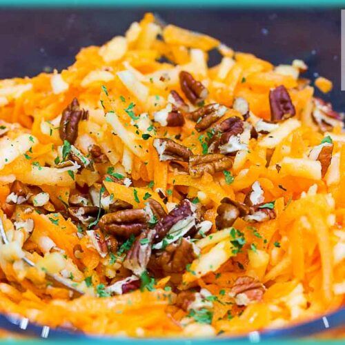 recette de carottes râpées à la pomme