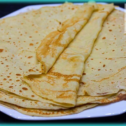 recette de crêpes IG bas à la farine FiberPasta