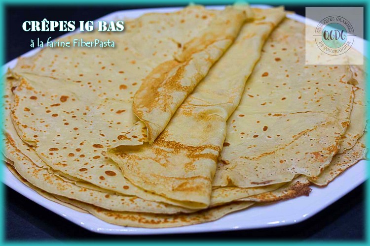 Crêpes IG bas à la farine FiberPasta