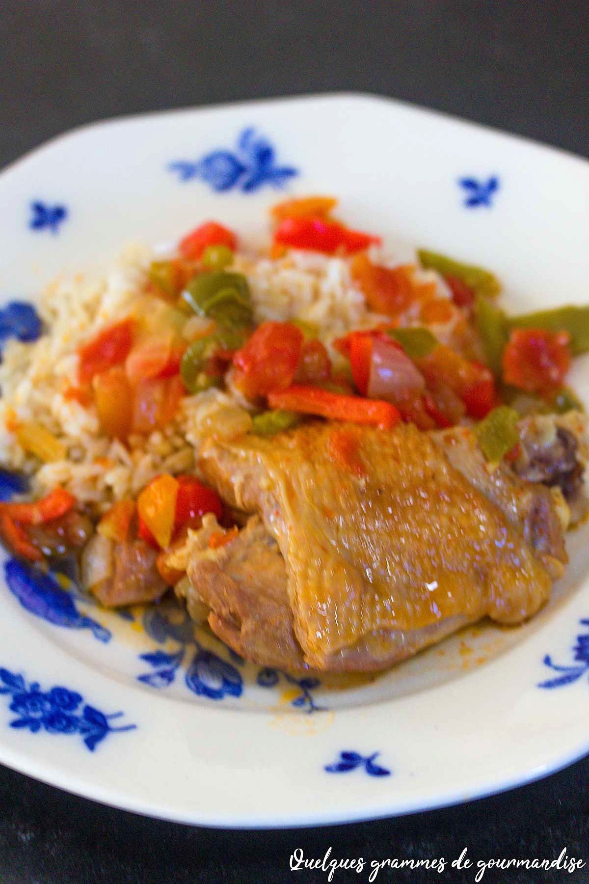 Poulet basquaise
