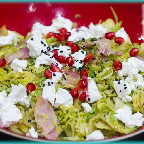 Recette de salade tiède de choux de Bruxelles
