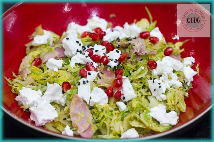 Recette de salade tiède de choux de Bruxelles