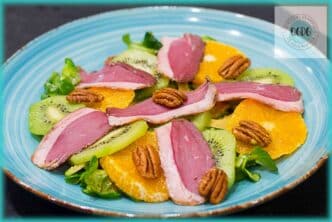 recette de salade de magret aux fruits