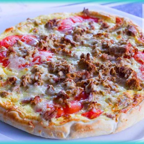 recette de Tarte aubergine tomate thon