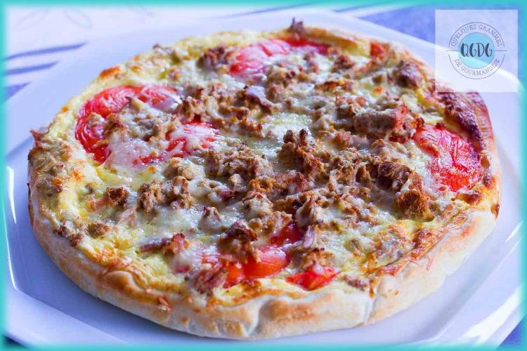 recette de Tarte aubergine tomate thon