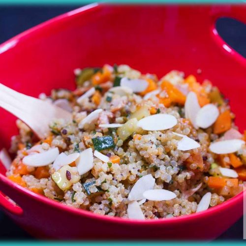 recette de quinoa aux légumes