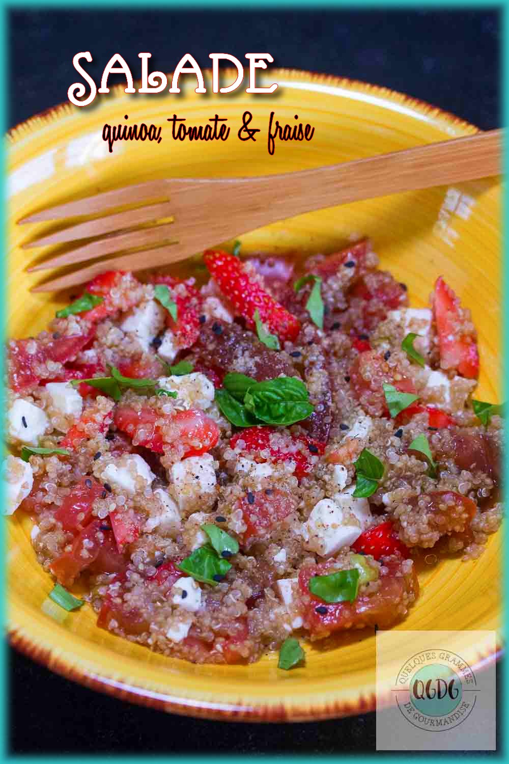Salade de quinoa à la fraise