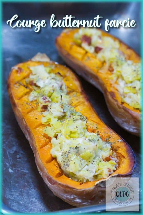 Courge butternut farcie