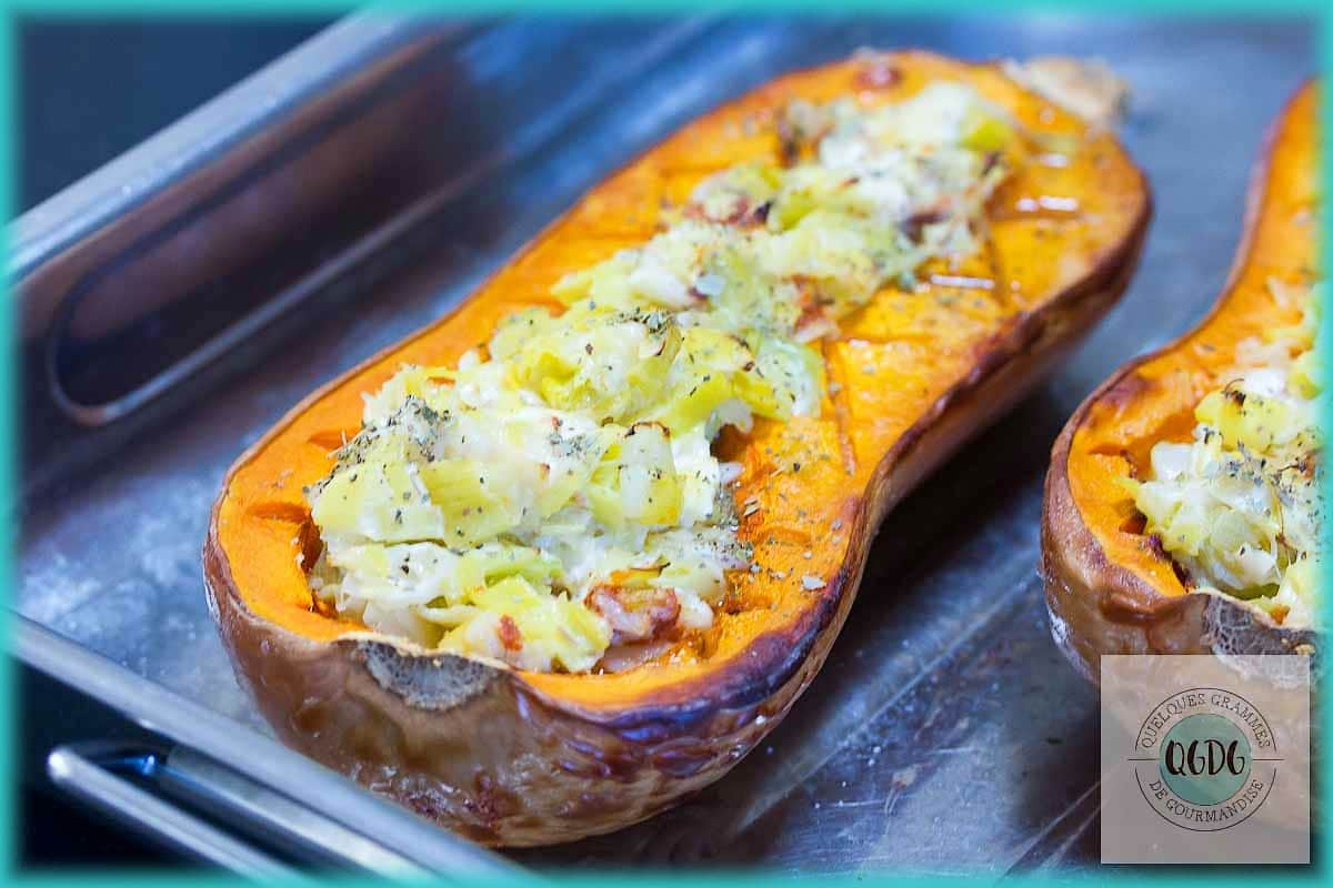 courge butternut farcie