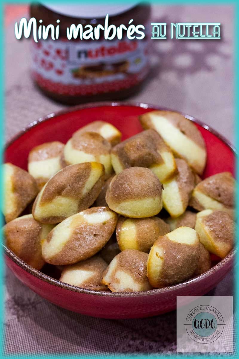 Mini marbrés au Nutella