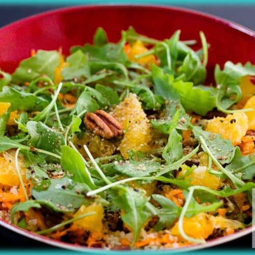 Salade de quinoa et carotte à l'orange