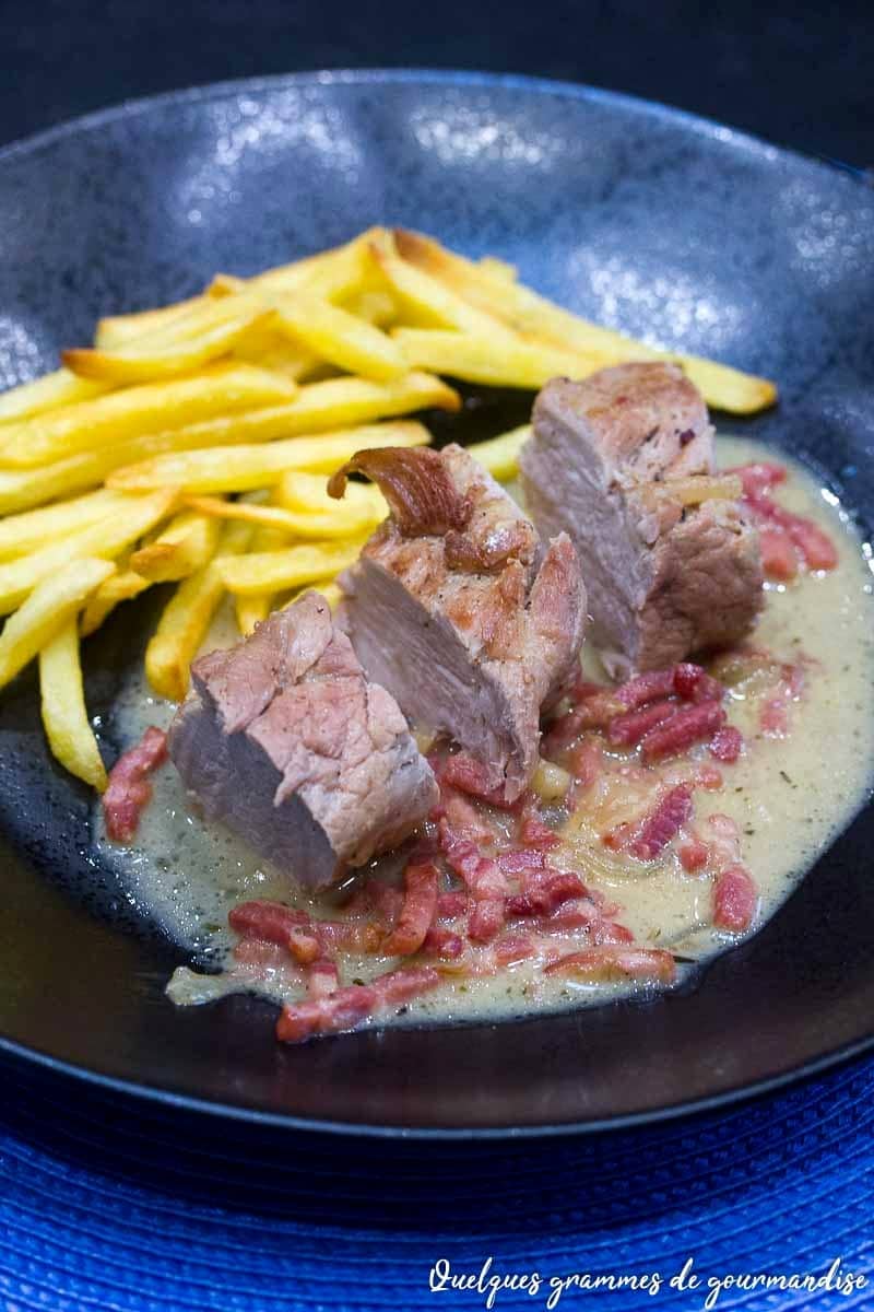 Filet mignon à la bière