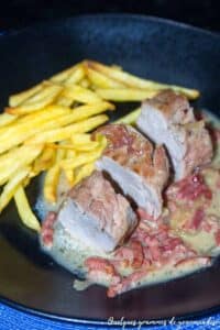 Filet mignon à la bière