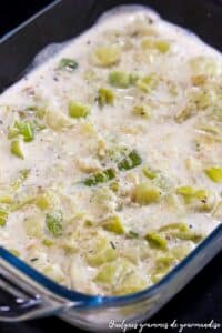 Gratin de poireaux au parmesan