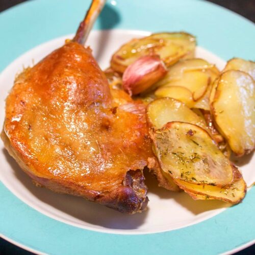 Confit de canard au four