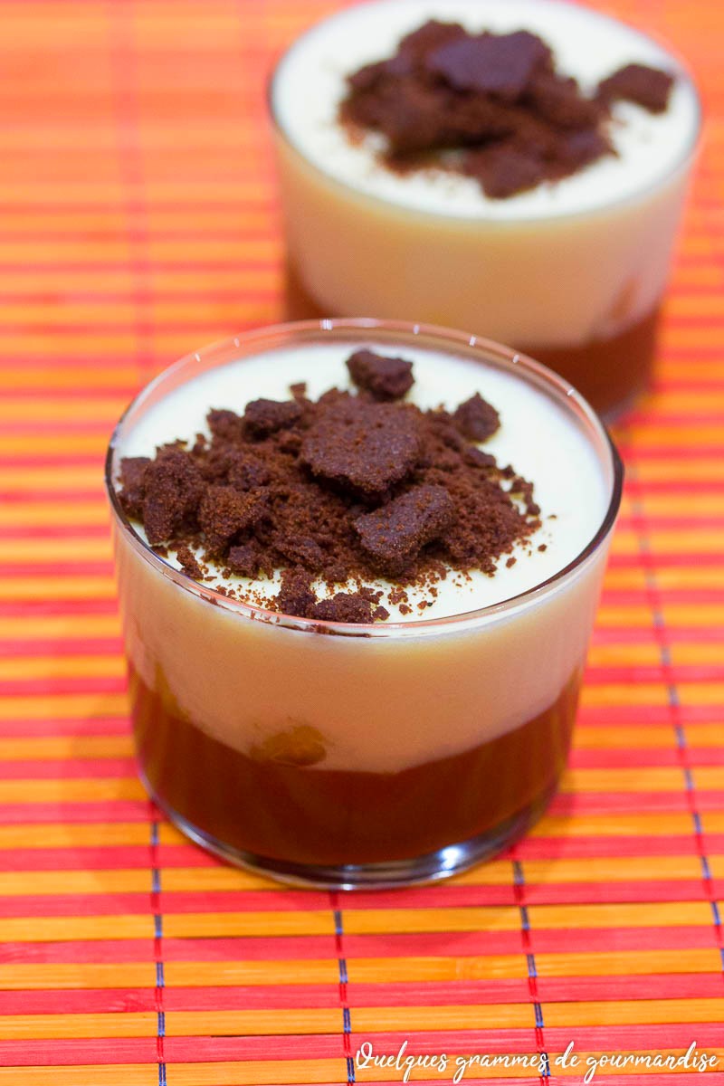 Mousse au rhum ananas et chocolat