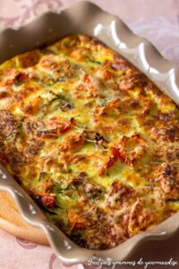 Gratin de courgette au thon
