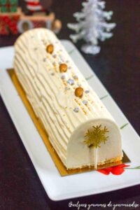 Bûche vanille citron