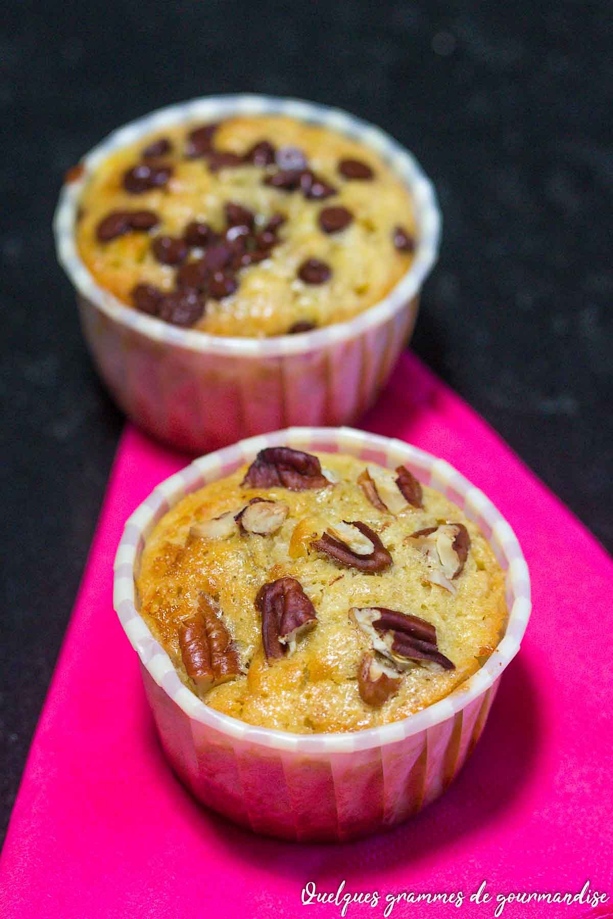 Muffins façon banana bread