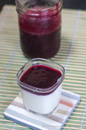 Coulis de myrtilles