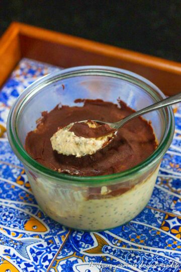 Overnight oats à la mangue