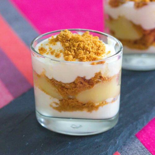 Verrines citron spéculoos