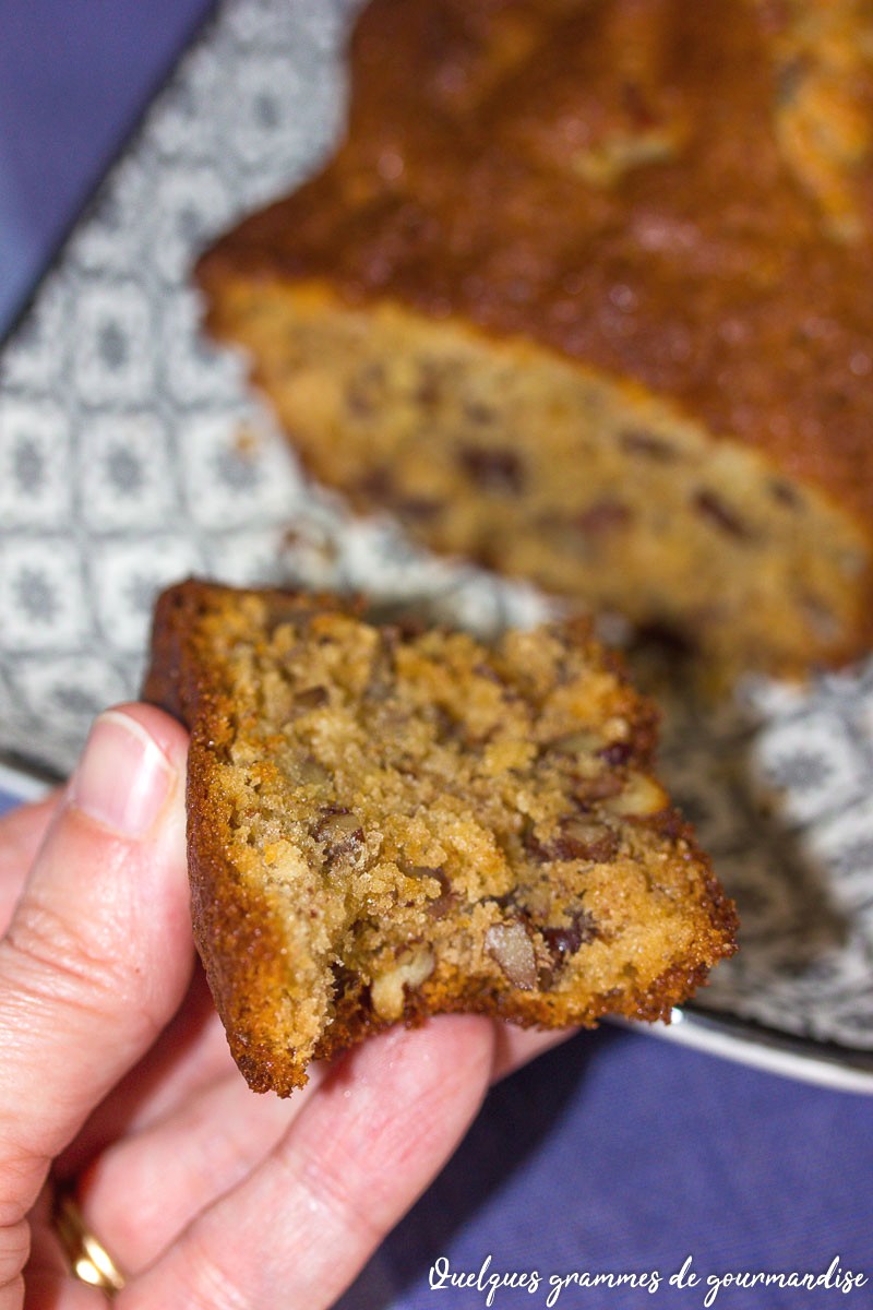 Cake au miel et aux noix de pécan de Cyril Lignac