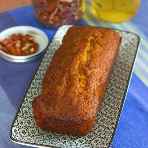 Cake au miel et aux noix de pécan de Cyril Lignac