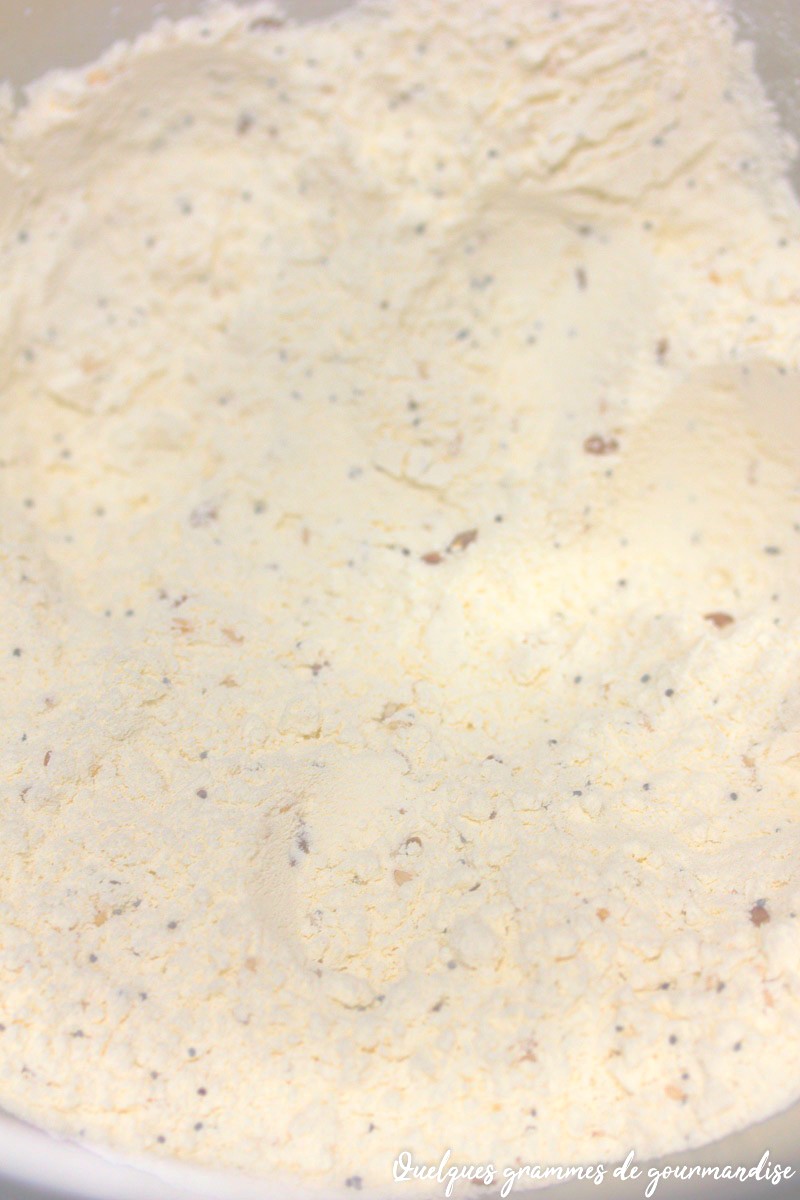 Pâte sablée sans sucre ajouté aux graines