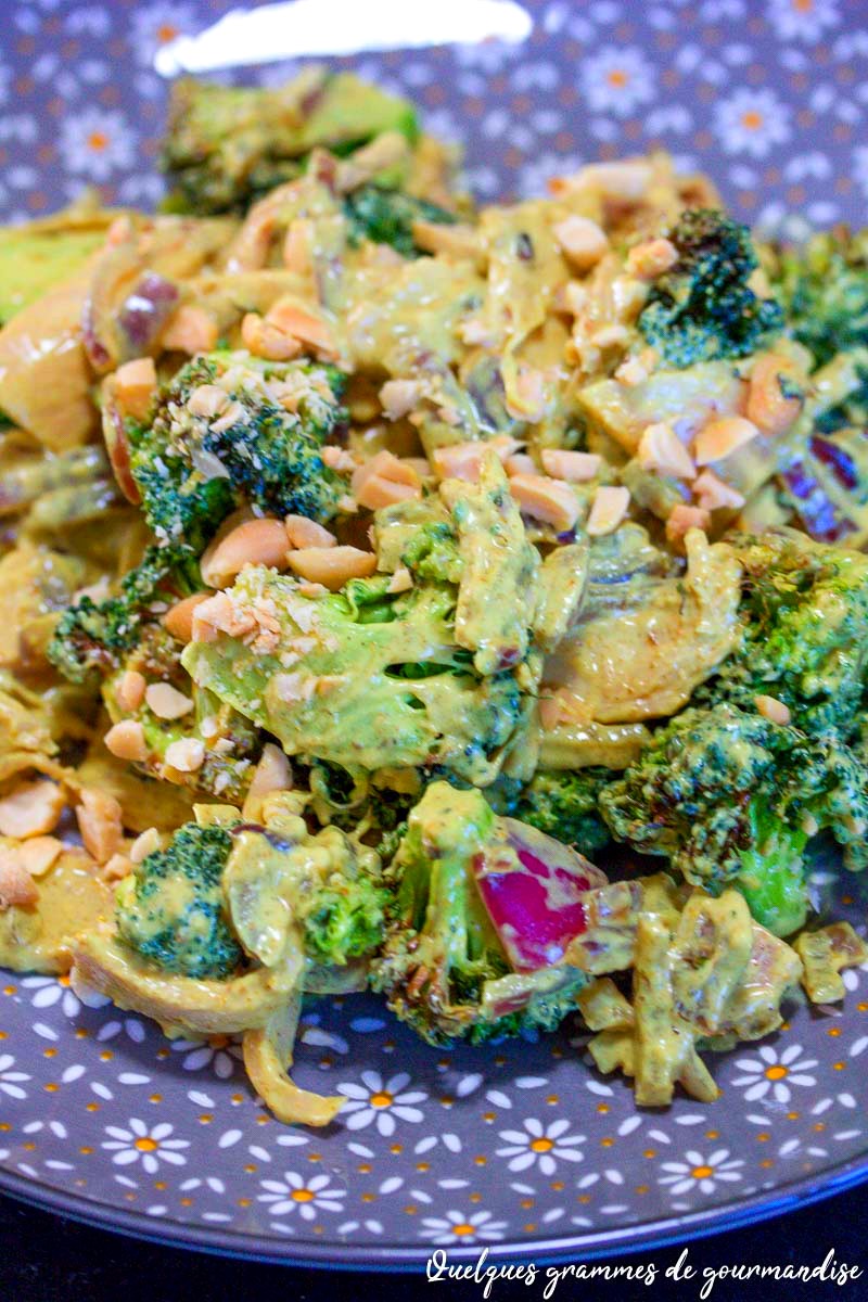 Curry de brocoli au lait de coco
