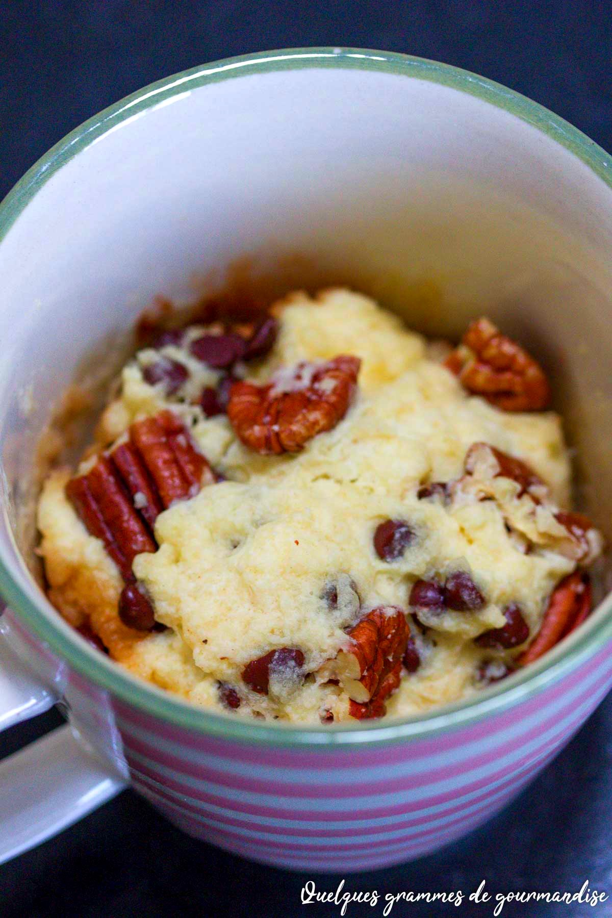 Mug Muffin Pécan Chocolat